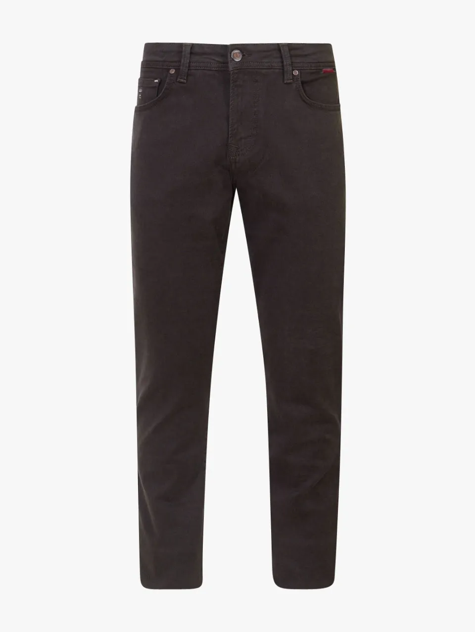 Кафяви елегантни дънки премиум деним regular fit CS530